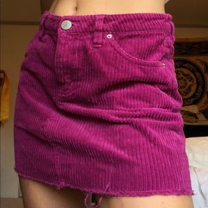 BDG Denim Hot Pink Jean Skirt